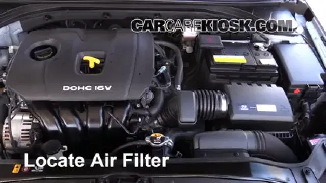2017 Hyundai Elantra Limited 2.0L 4 Cyl. Filtre à air (moteur) Changement